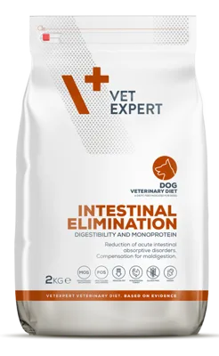Hrana dietetica pentru caini cu afectiuni intestinale Vet Expert Intestinal Elimination Dog, 2 kg