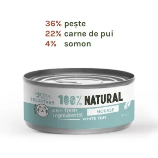 Fresh Farm Mousse pate with white fish 85 gr
