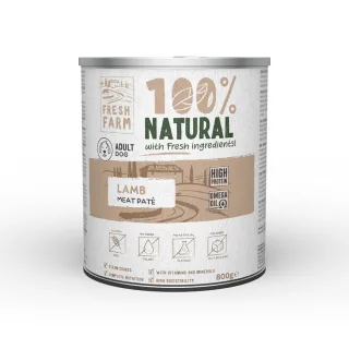 Fresh Farm Smooth pate with lamb 800 gr