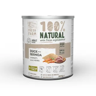 Fresh Farm Coarse pate with duck, quinoa, carrots and herbs 800 gr