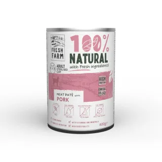 Fresh Farm Smooth pate with pork 400 gr Cat