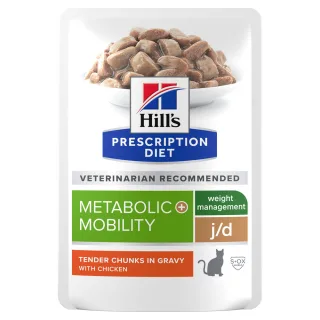 Hills PD FELINE METABOLIC + MOBILITY 12x85 G (PLICURI)