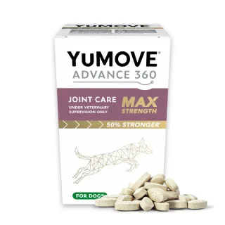 Supliment articulatii caine, Yumove Advance 360 , Max Strenght, 120 Tablete
