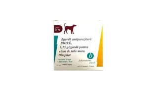 Zgarda antiparazitara pentru caini peste 24 kg Biove, Set 2 Bucati, EXPIRA 30.09.2026