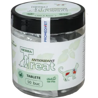 Herba-Treat tablete pisici antioxidant cutii 50 tbl*0.3gr