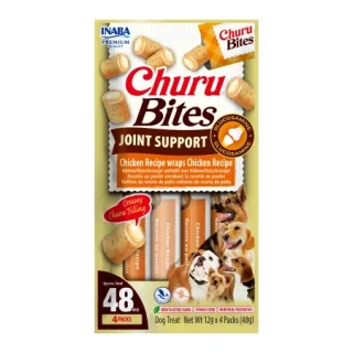 Churu Bites Joint Support Recompense cu Pui si Somon pentru Caini