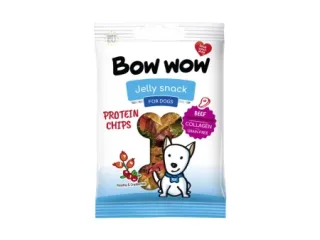 Bow Wow Protein Chips Recompense Functionale cu Colagen 60 Gr