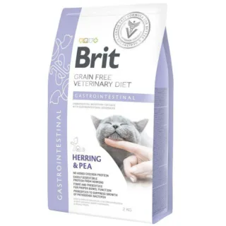 BRIT VD Ultra Hypoallergenic, Hering, dietă veterinară, hrană uscată fără cereale pisici, alergii, 2kg