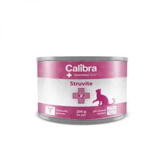 CALIBRA Veterinary Diets Struvite, Pui, dietă veterinară, conservă hrană umedă pisici, sistem urinar, (pate), 200g
