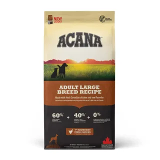 ACANA Dog Adult Large Breed, hrană uscată fără cereale câini ACANA Heritage Adult Large Breed, hrană uscată fără cereale câini, 17kg