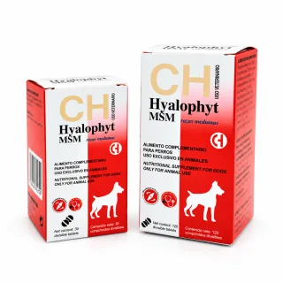 CHEMICAL IBERICA Hyalophyt MSM Medium, supliment sistem articular câini, comprimate CHEMICAL IBERICA Hyalophyt MSM Medium, M, supliment sistem articular câini, cutie, 120 comprimate
