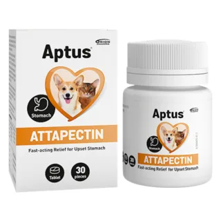 APTUS Attapectin Vet, supliment sistem digestiv câini, comprimate APTUS Attapectin Vet, XS-XL, supliment sistem digestiv câini și pisici, cutie, 30 comprimate