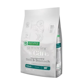 NATURES PROTECTION Superior Care Sensitive Skin & Stomach, XS-XL, Miel, hrană uscată câini, piele & blană, 1.5kg