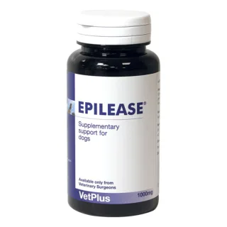 VETPLUS Epilease 1000mg, supliment sistem nervos & calmante câini, capsule VETPLUS Epilease 100mg, XS-XL, supliment sistem nervos & calmante câini, cutie, 60 capsule