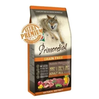 Primordial Grain-Free Holistic Dog Adult, Mistret & Miel, 12 kg