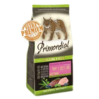 Primordial Grain-Free Holistic Kitten, Rata & Curcan, 2 kg