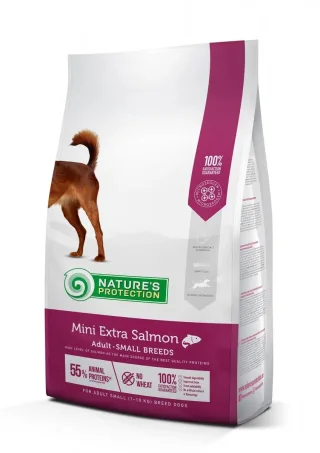 Nature s Protection Dog Mini Adult Extra Salmon, 2 kg