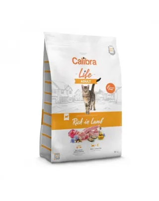 Calibra Cat Life Adult Lamb 6 kg hrană pentru pisici adulte cu miel