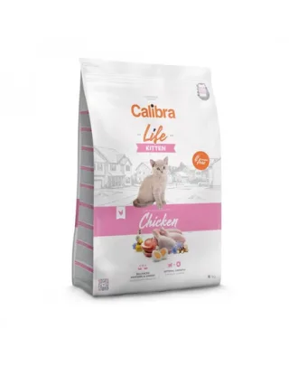 CALIBRA Cat Life Kitten Chicken 6 kg hrană pentru pui de pisică, cu pui