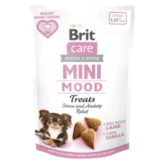 BRIT Care Mini Mood, XS-S, Miel și Vanilie, punguță recompense funcționale fără cereale câini, sistem nervos & calmante, 50g