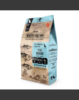 WIEJSKA ZAGRODA Hrana caine, cu peste oceanic M 2x2kg