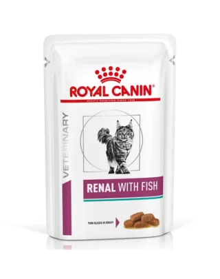 ROYAL CANIN Renal Feline cu ton 12 x 85 g hrana umeda dietetica pentru pisici cu insuficienta renala cronica