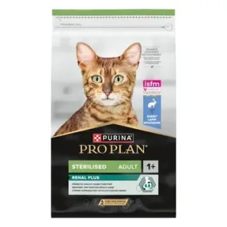 Hrana uscata pentru pisici Pro Plan Adult 1+ Sterilised Renal Plus cu iepure 10 kg