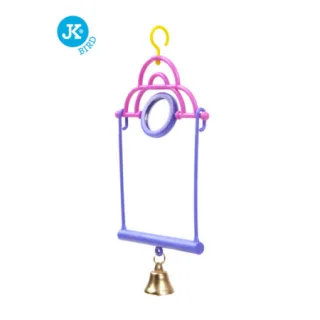 Jucarie pentru pasari JK Swing Oglina  Clopotel 21 x 10,5 cm