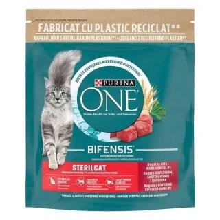 Hrana Uscata Pisici, PURINA ONE Sterilcat, Vita si Cereale Integrale, 1.4 kg