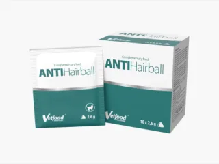 Anti Hairball VetFood - Pulbere pentru pisici impotriva formarii bilelor de par 10x2.6 g