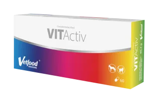 Supliment Vitaminizant, VetFood, VitActiv, 60 capsule