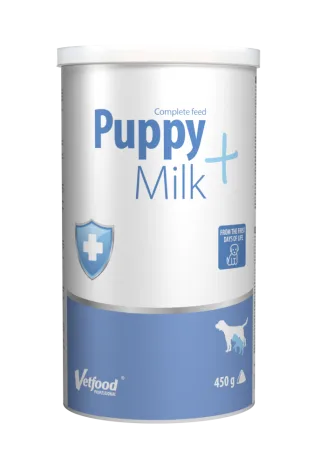 Substituent lapte catei, VetFood, Puppy Milk Plus, cutie 450 g