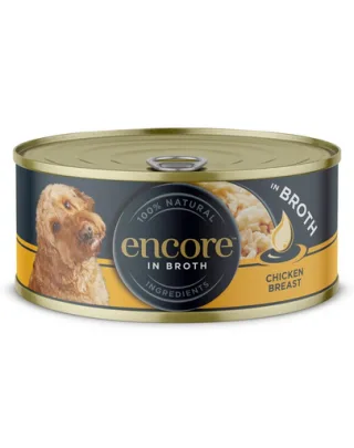 ENCORE Dog Chicken Breast in Broth piept de pui în bulion 156 g