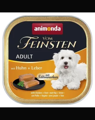 ANIMONDA Vom Feinsten Gourmet Centre Adult cu pui și ficat 150 g pate pentru câini