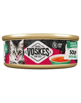 VOSKES Soup with Beef 50 g supă cu vită pentru pisici