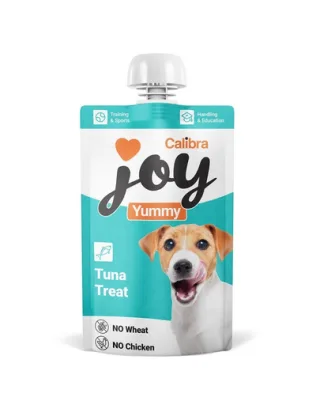 CALIBRA Joy Dog Yummy Tuna Treat 100 g recompensă cremoasă pentru câini cu ton