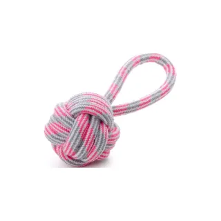 Jucarie minge franghie & maner pink 9 cm