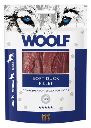 WOOLF DOG SNACKS Soft Duck Fillet 100g