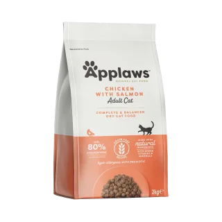 Hrana uscata pisici, Applaws Cat Adult Cu Somon si Pui, 2 kg