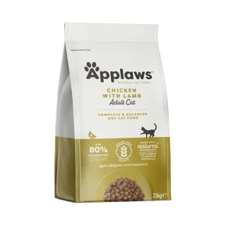 Hrana uscata pisici, Applaws Cat Adult Cu Miel, 7.5 kg