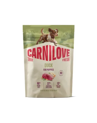 CARNILOVE True Fresh Dog Duck Puppies 1,5 kg hrană cu rață pentru căței
