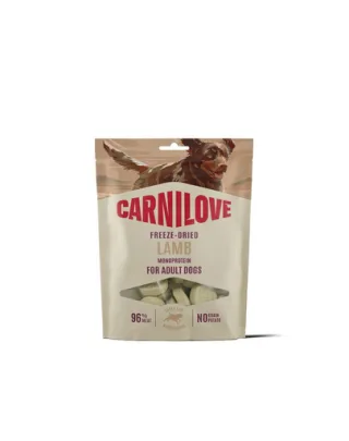 CARNILOVE Freeze-Dried Lamb gustare liofilizată cu miel pentru câini 60 g