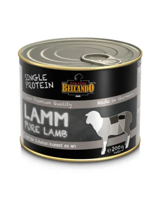 BELCANDO Single Protein hrana umeda pentru caini, cu miel, 200 g