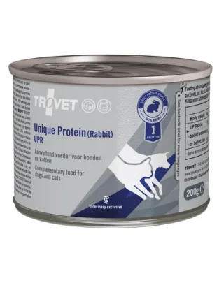 TROVET Unique Protein Rabbit UPH 200 g hrana monoproteica pentru caini si pisici, cu iepure