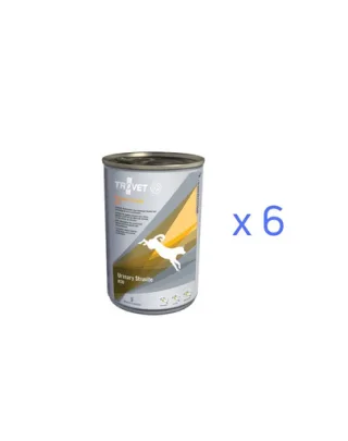 TROVET Urinary Struvite ASD hrana caini cu pietre la rinichi 6x400 g
