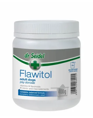 DR SEIDEL Flawitol câini adulți pulbere multivitamine 400 g