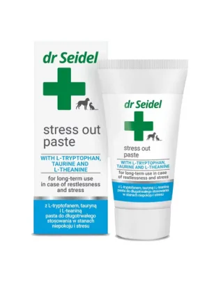 Pastă calmantă câini și pisici DR SEIDEL Stress Out 30 g reducere stres și anxietate