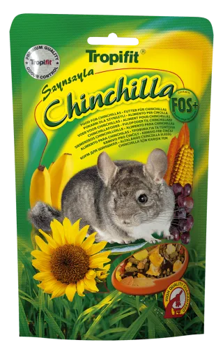 Hrana pentru cincila Tropifit Premium Chinchilla, Pachet 3 X 500g, EXPIRA 30.09.2026