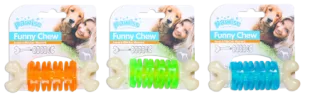 Pawise Funny Chew Ring Jucarie de Ros pentru Caini L 15 cm