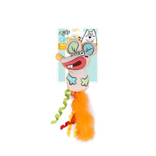 All for Paws Jucarie Thick Lip Mouse cu Catnip